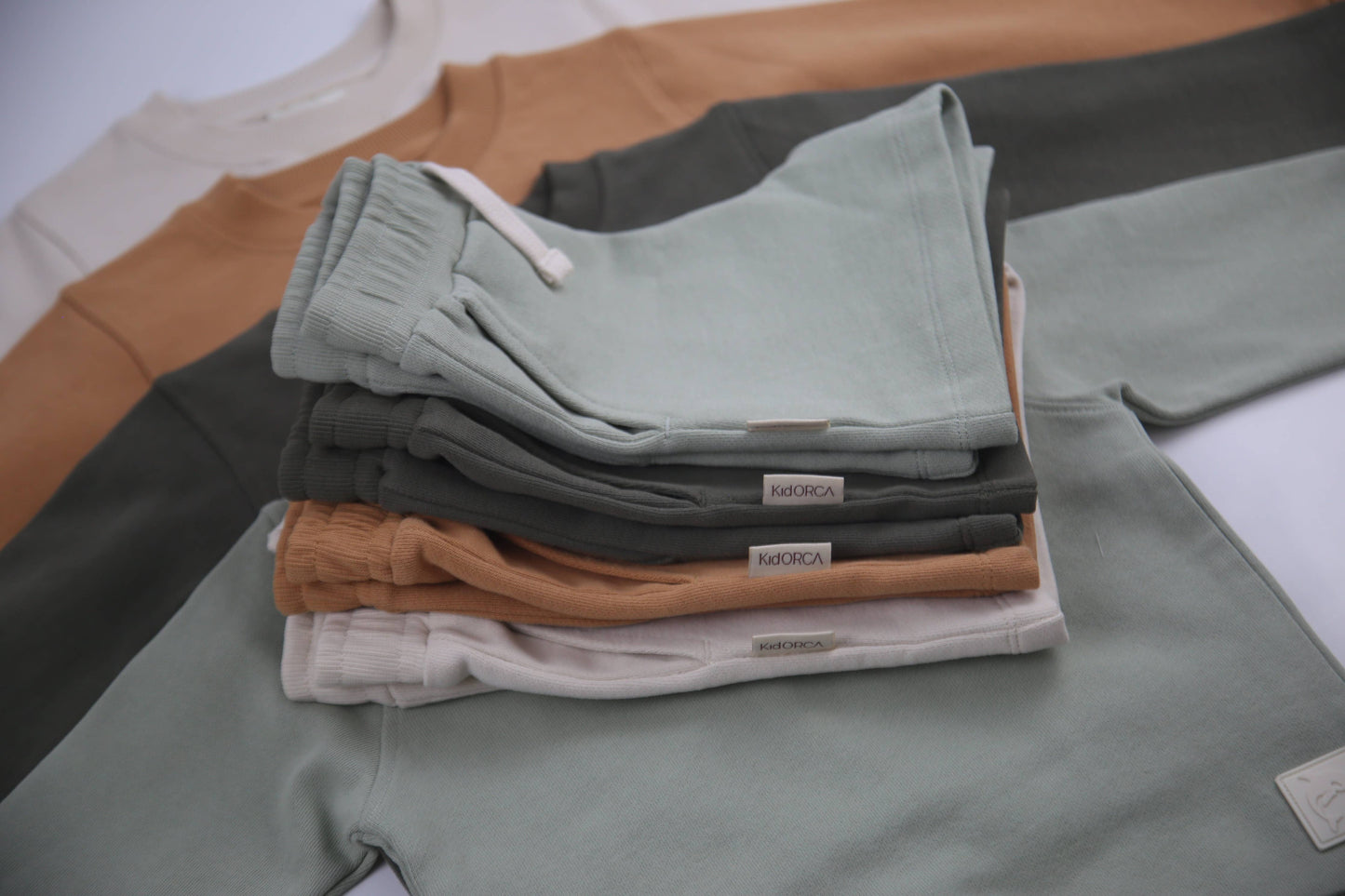 French Terry Shorts - Dusty Olive