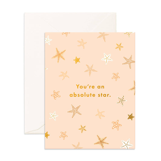 Absolute Starfish Greeting Card