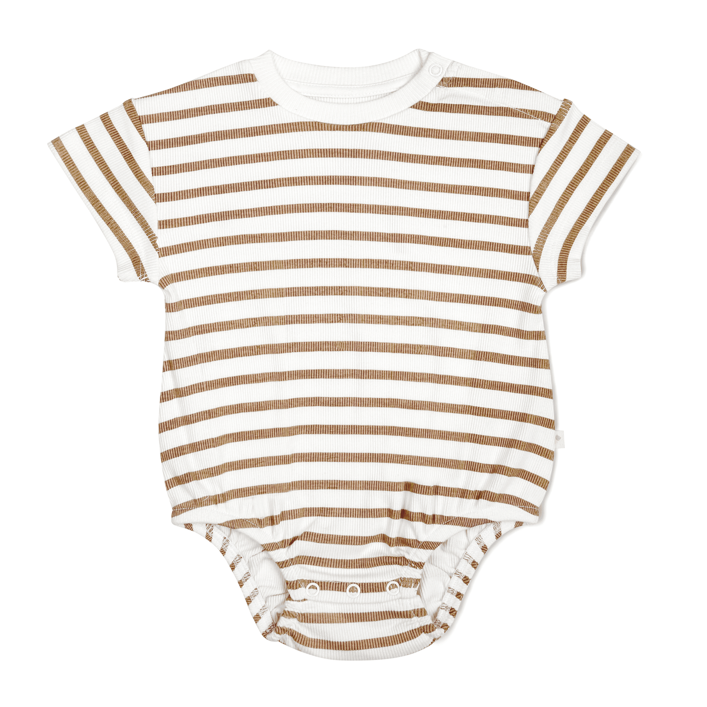 Organic Bubble Romper - Stripes