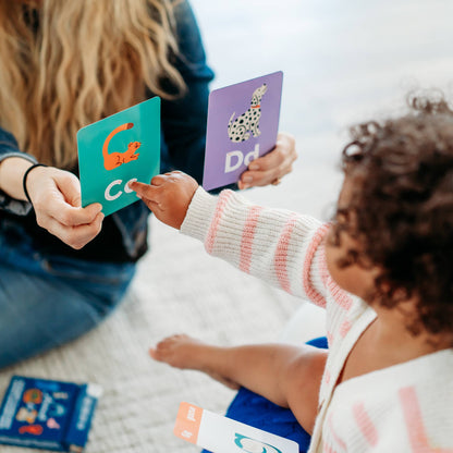 Animals A to Z Alphabet Flashcards