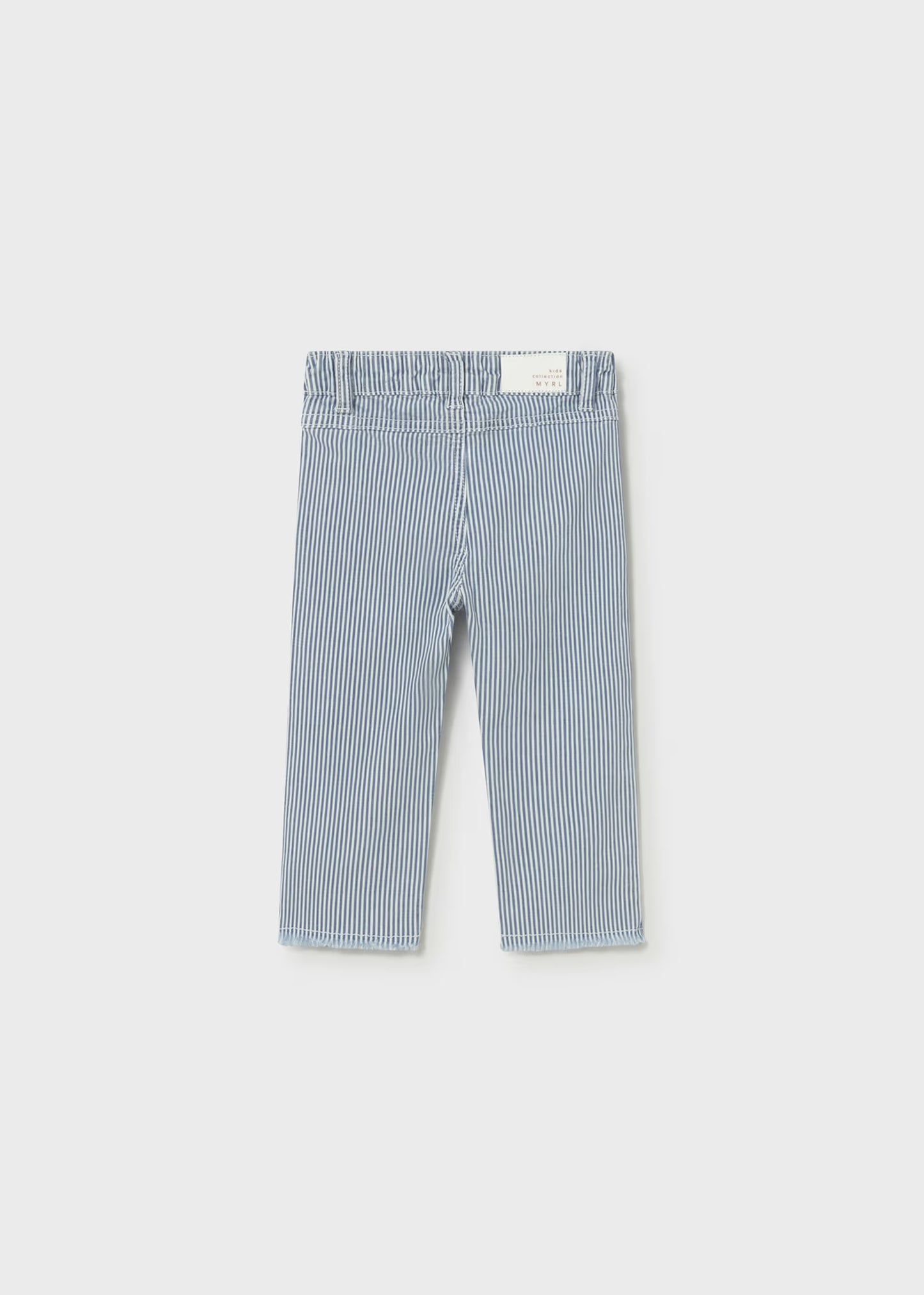 Blue Stripe Twill Pants