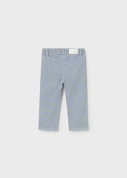 Blue Stripe Twill Pants