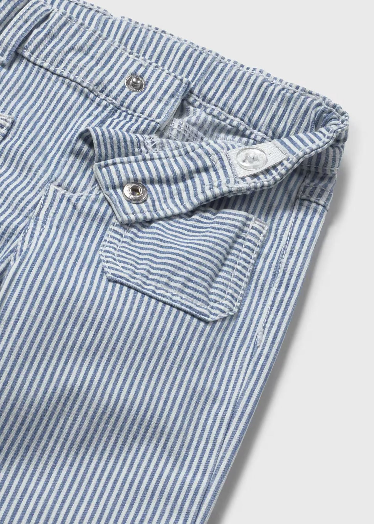 Blue Stripe Twill Pants