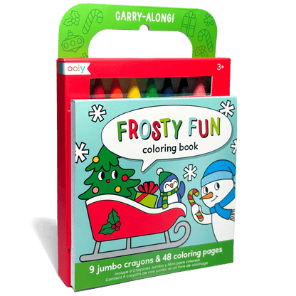 Carry-Along Coloring Book Set - Frosty Fun