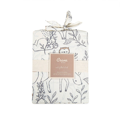 Ezra Crib Sheet (Woodland)