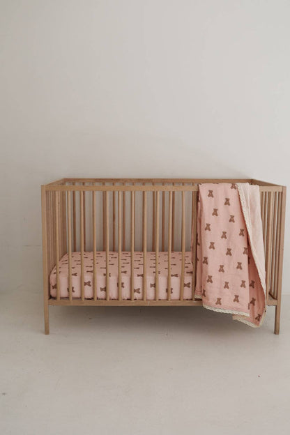 Muslin Quilt | Pink Lottie & Sadie Stripe