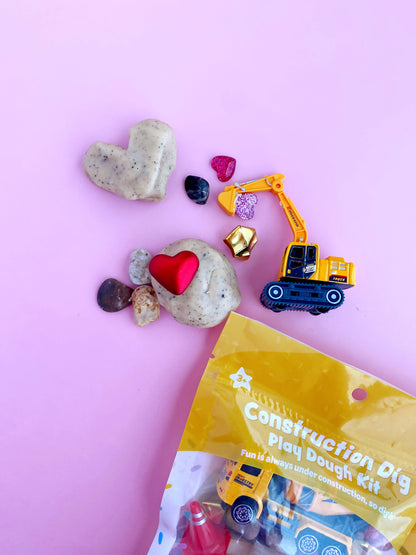 Valentines "I Dig You" Construction KidDough Sensory Play Kit