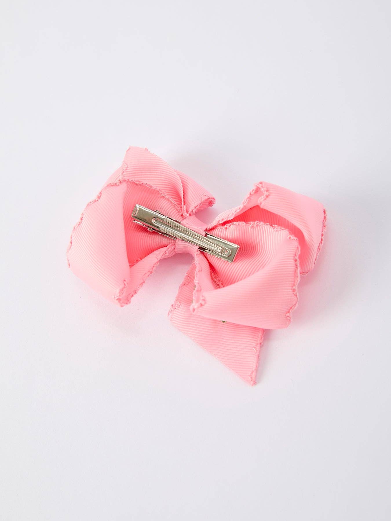 St. Patrick Shamrock Pink Hair Bow