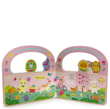 Happy & Hoppy Easter Flip-a-Flap Board Book with Handle - view 2