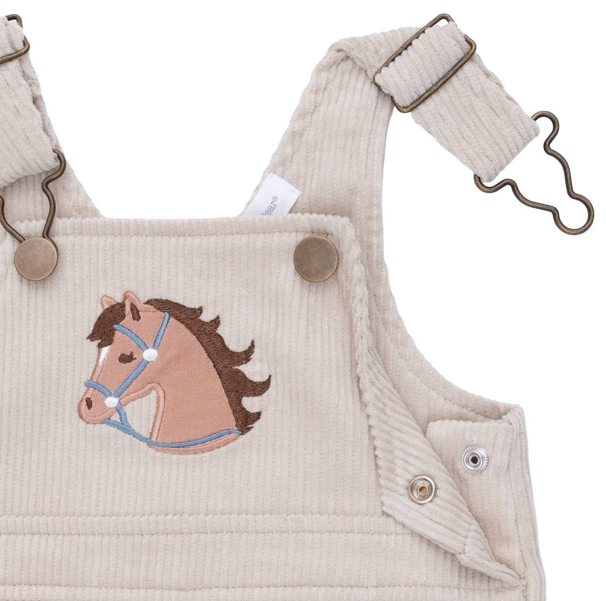 Peyote Corduroy - Uni Old School Overall with Horse Applique, view 6