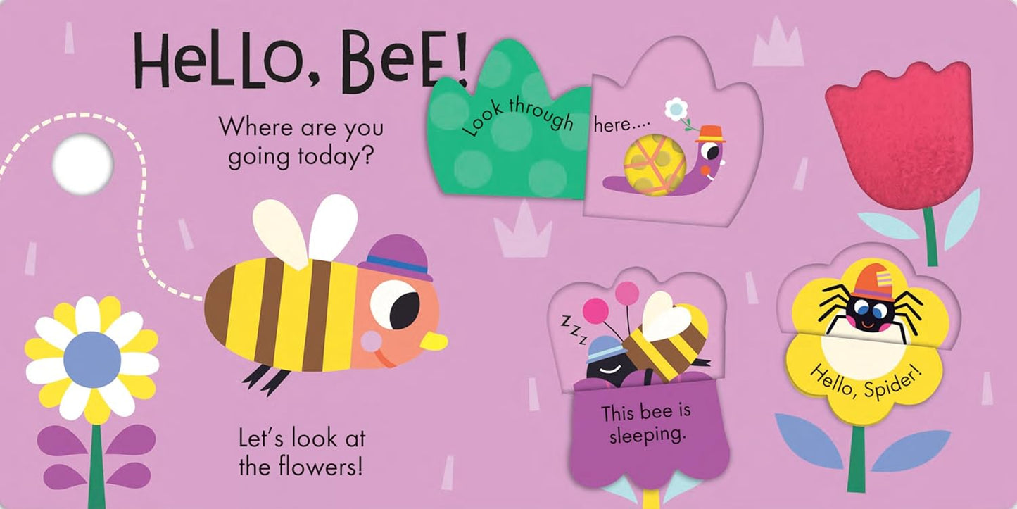 Hello, Bee: Touch, Feel, and Reveal Board Book