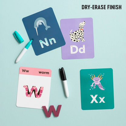 Animals A to Z Alphabet Flashcards