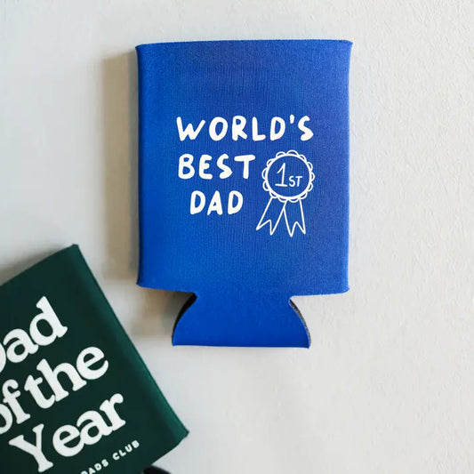 World's Best Dad Regular Can Koozie