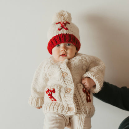 Candy Cane Beanie Hat Baby & Kids