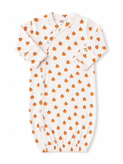 Pumpkin / Organic Pointelle Gown