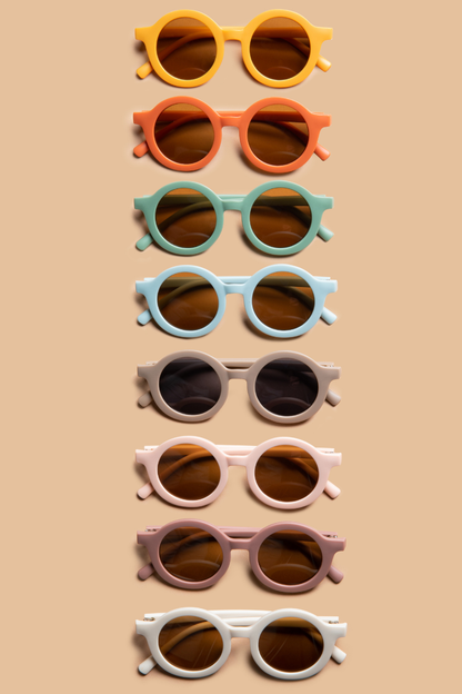 Recycled Plastic Sunglasses in Fawn