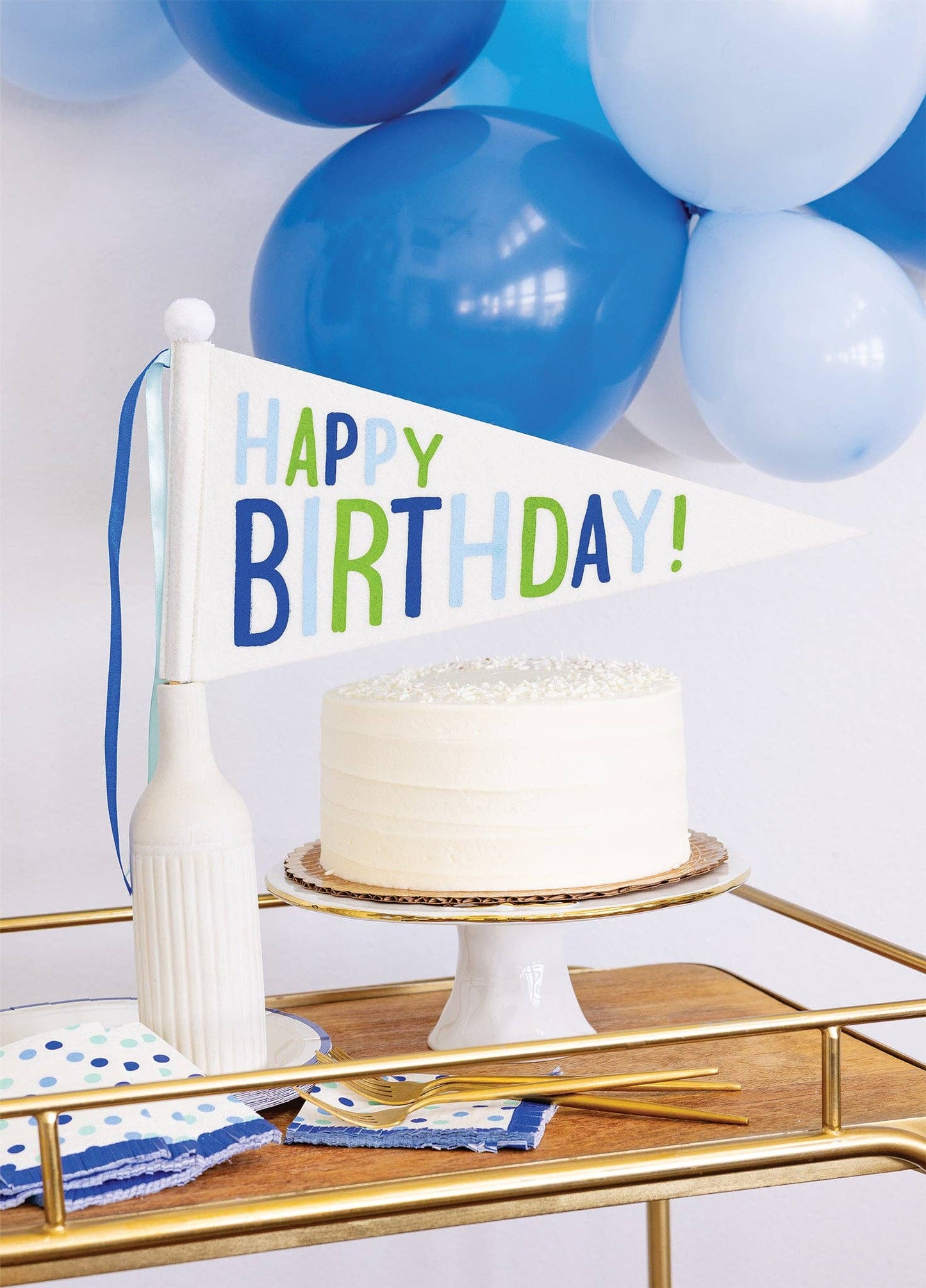 Happy Birthday Felt Pennant Banner