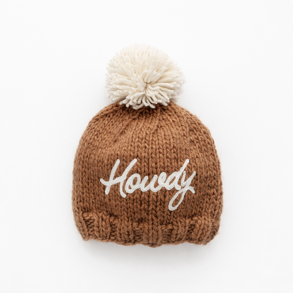 Howdy Beanie Hat - Pecan