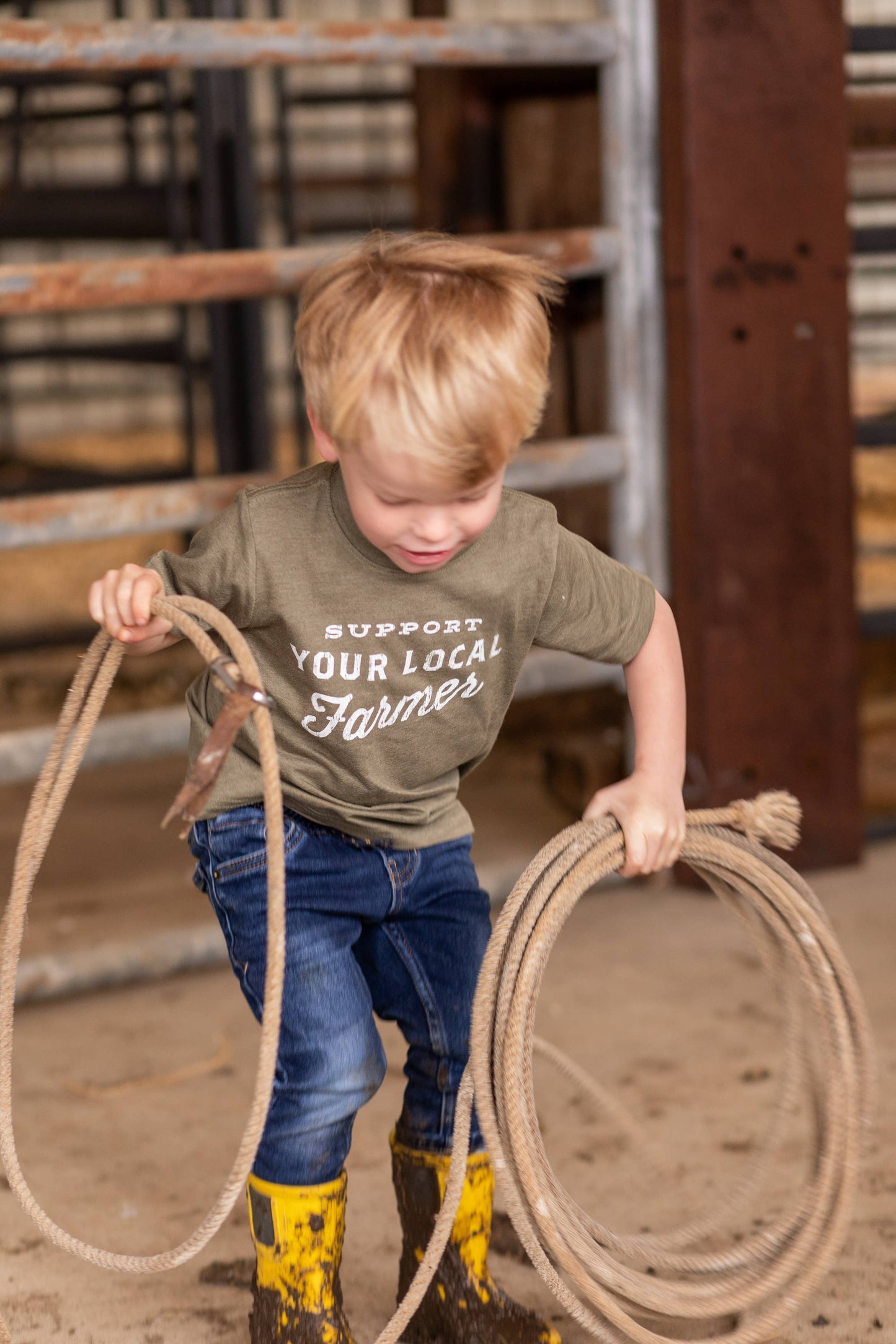 Support Your Local Farmer - Toddler Tee