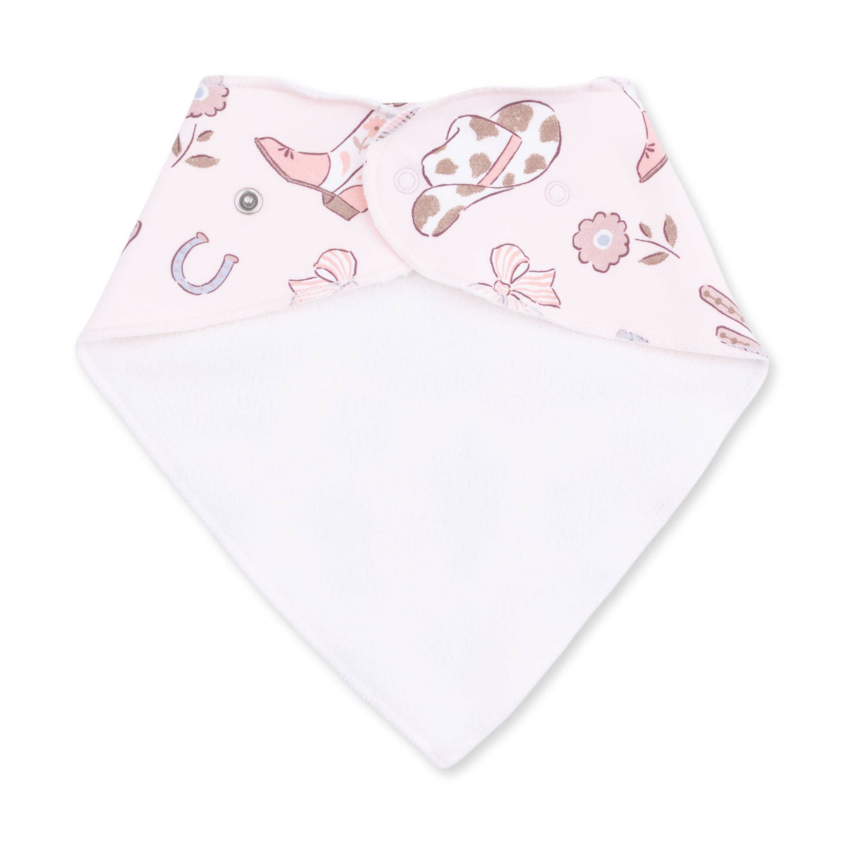 Cowgirl Boots and Bows - Bandana Bib, view 2