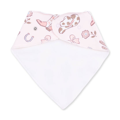 Cowgirl Boots and Bows - Bandana Bib, view 2