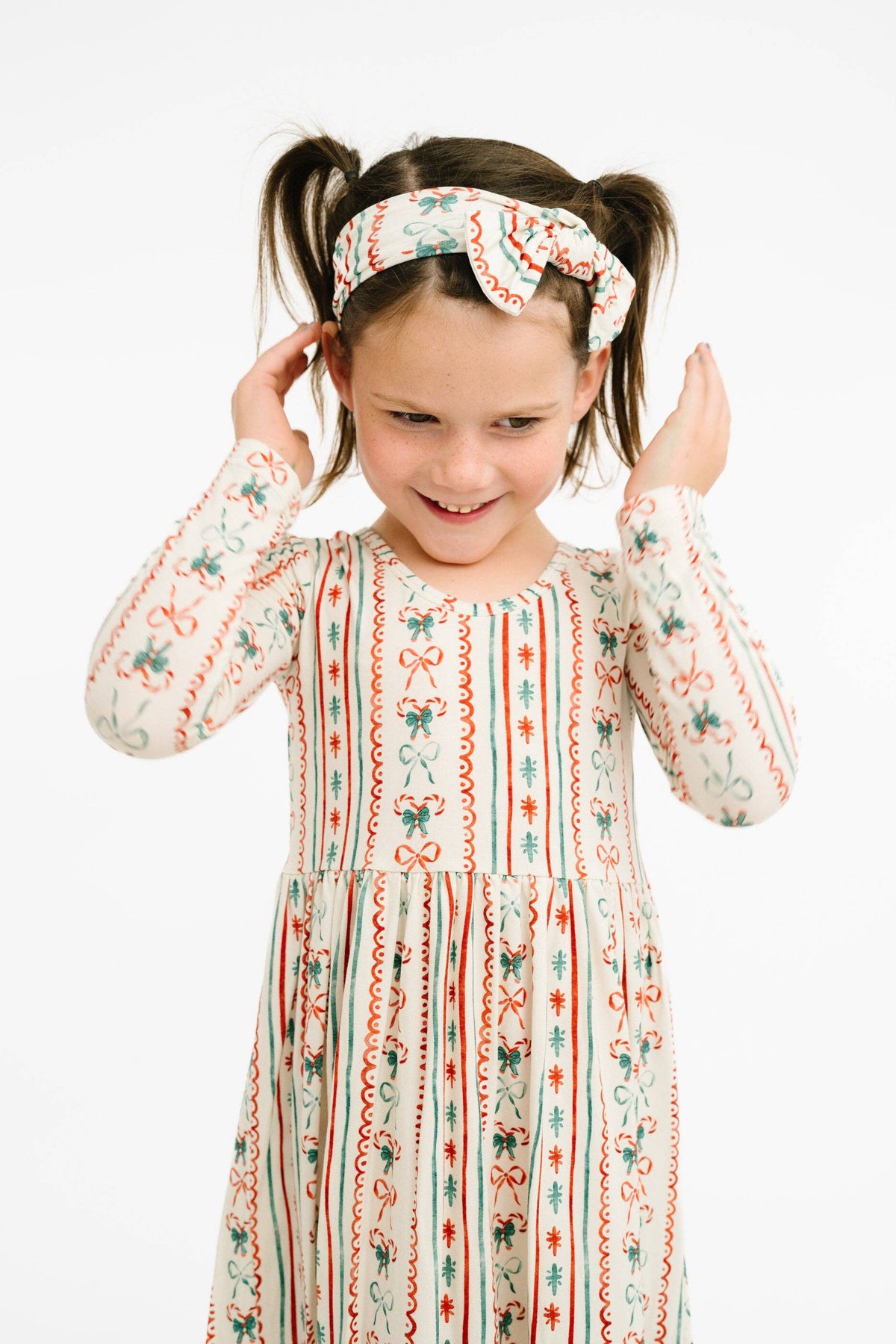 Christmas Dainty Bow Bamboo Dress