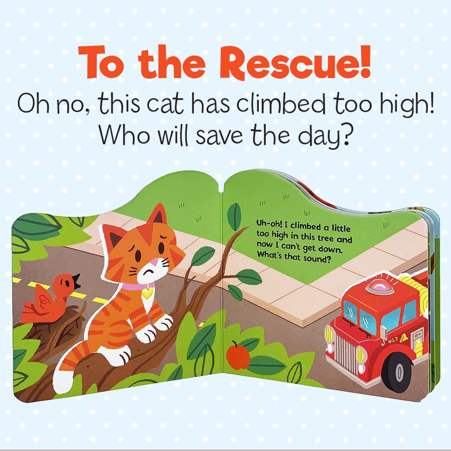 Fire Truck Tales Interactive Rolling Slipcase with 3 Books