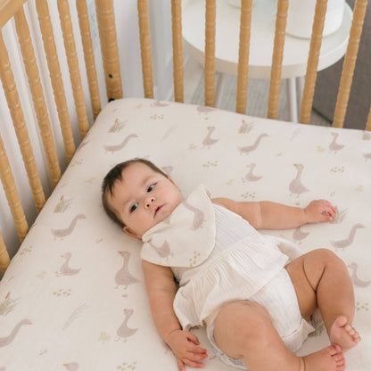Charlie Farmhouse Goose Crib Fitted Sheet
