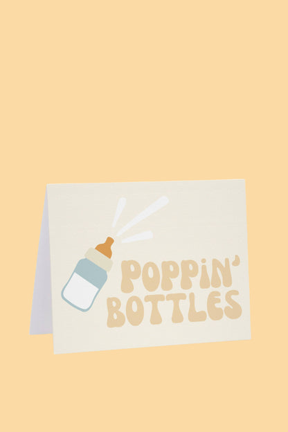 Poppin' Bottles Greeting Card