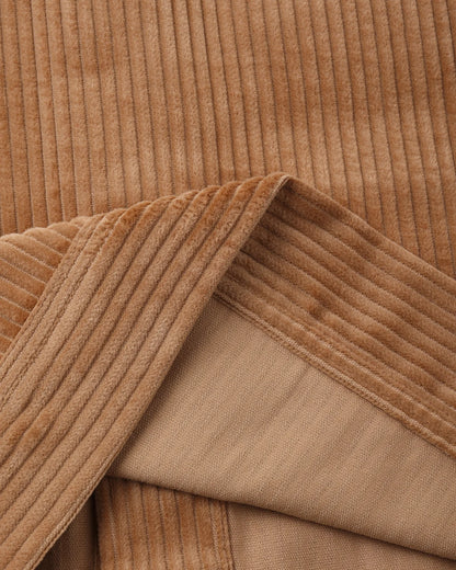 Rylee + Cru Chore Coat in fawn corduroy, closer view of the kids' chore coat