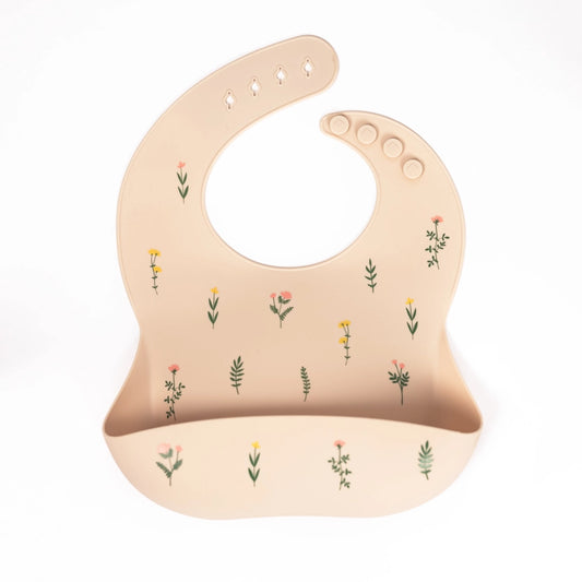 Wildflowers Silicone Bib