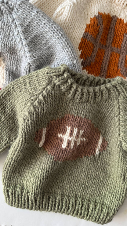 Football Sweater School Sports Baby Kid Fall Pullover Team