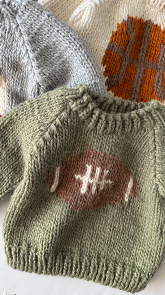 Football Sweater School Sports Baby Kid Fall Pullover Team