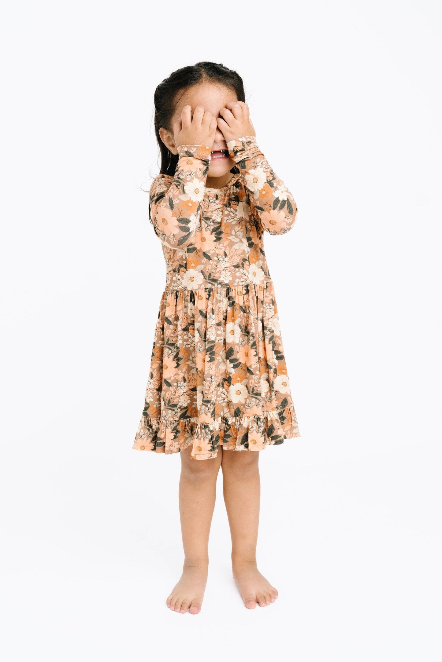 Autumn Bloom Bamboo Twirl Dress