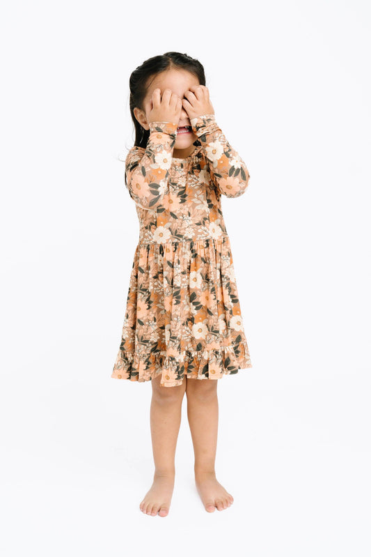 Autumn Bloom Bamboo Twirl Dress