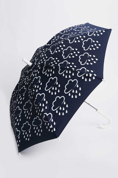 Colour-Revealing Kids Umbrella in Navy