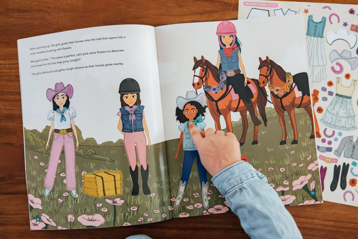 Horses and Ponies sticker storybook - view 2