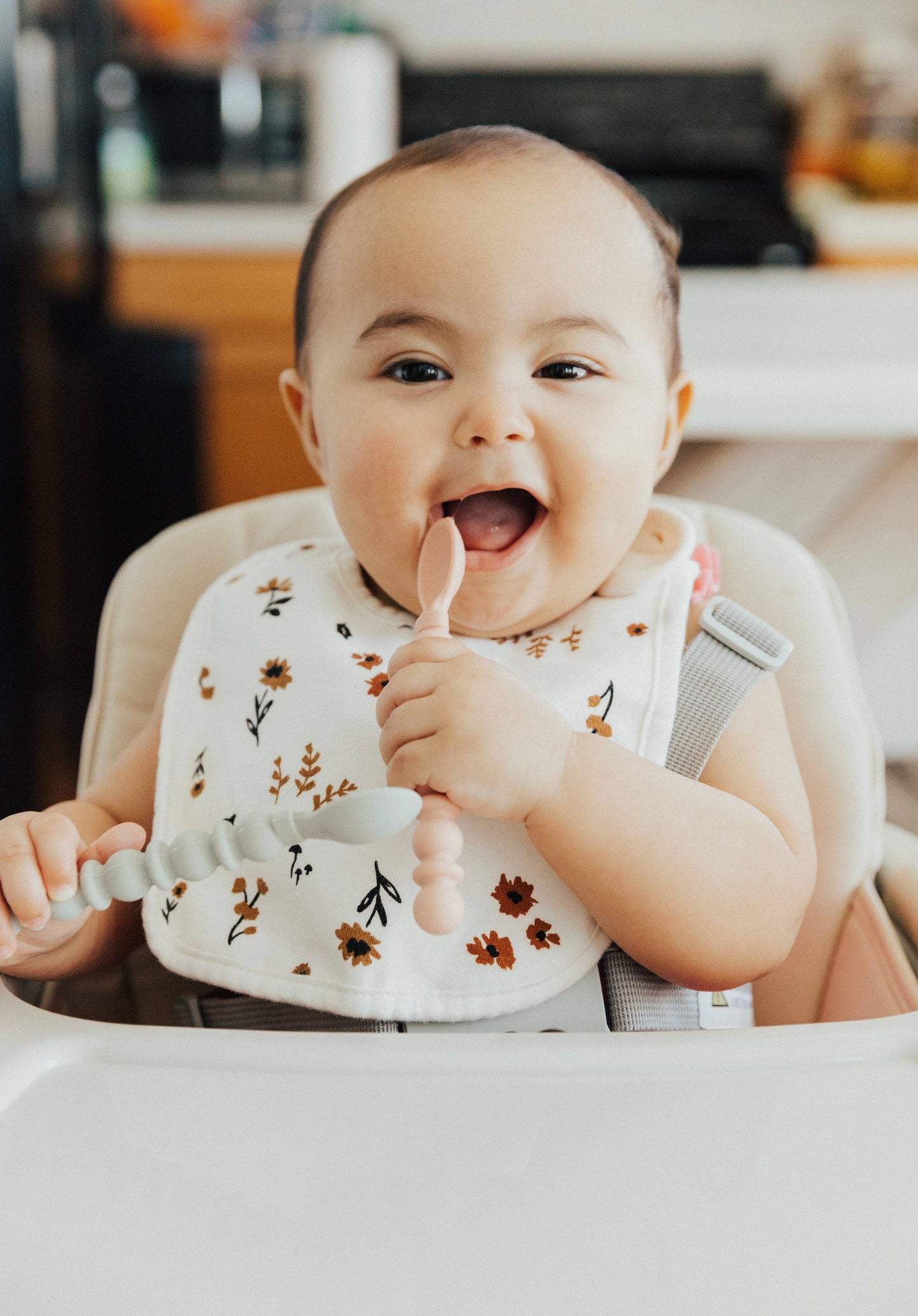 Pink Lemonade Teethy Utensil | Teether & Spoon In 1