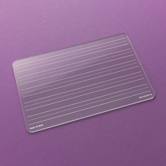 Acrylic Dry-Erase Freestyle Writing Practice Board