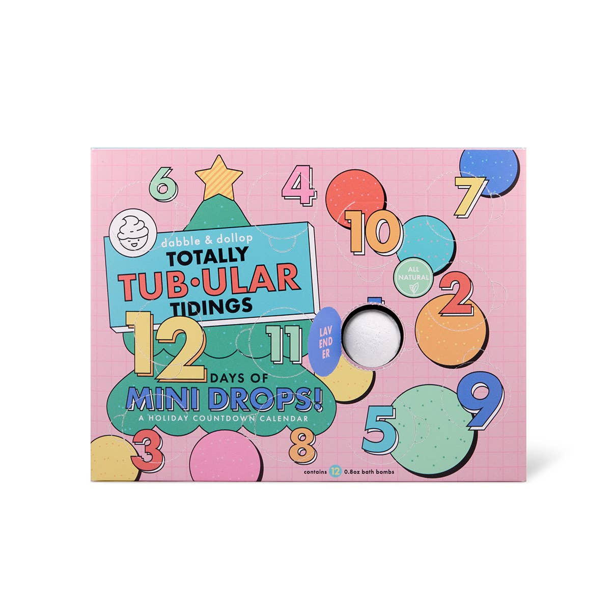 12 Days of Mini Drops® Bath Bomb Countdown Calendar