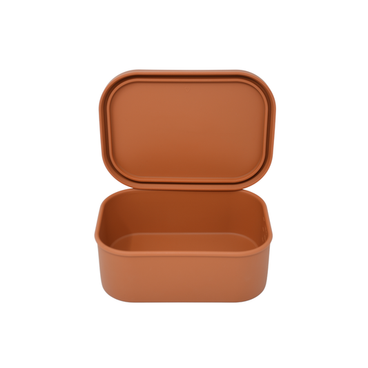 Jumbo No Divider Silicone Bento - Clay