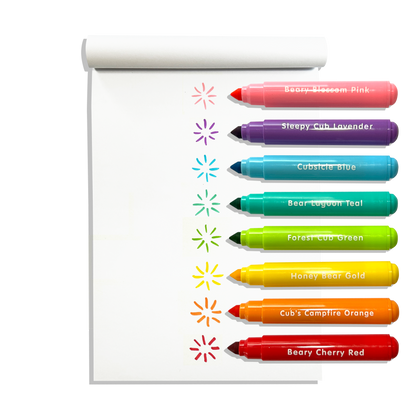 Cub Crew Washable Markers - Set of 8