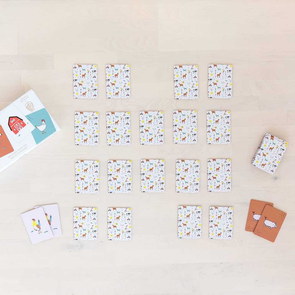 On the Farm Memory Match Game