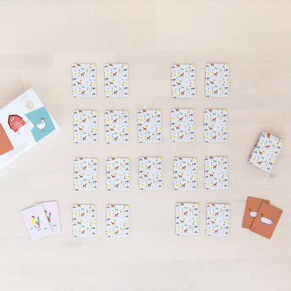 On the Farm Memory Match Game