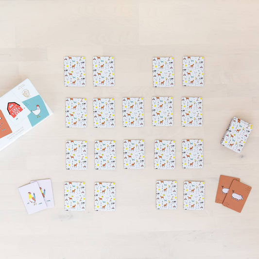 On the Farm Memory Match Game