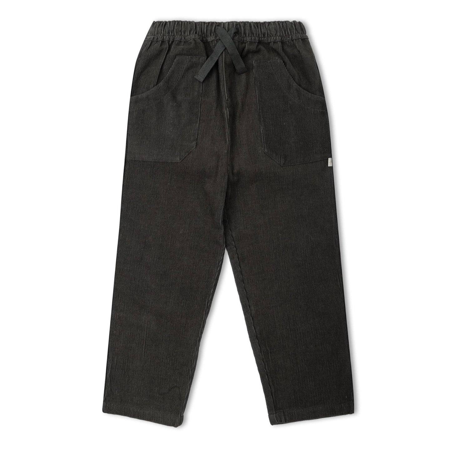 Organic Corduroy Pants - Charcoal