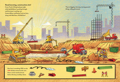 Goodnight, Goodnight, Construction Site Sticker & Activity Book