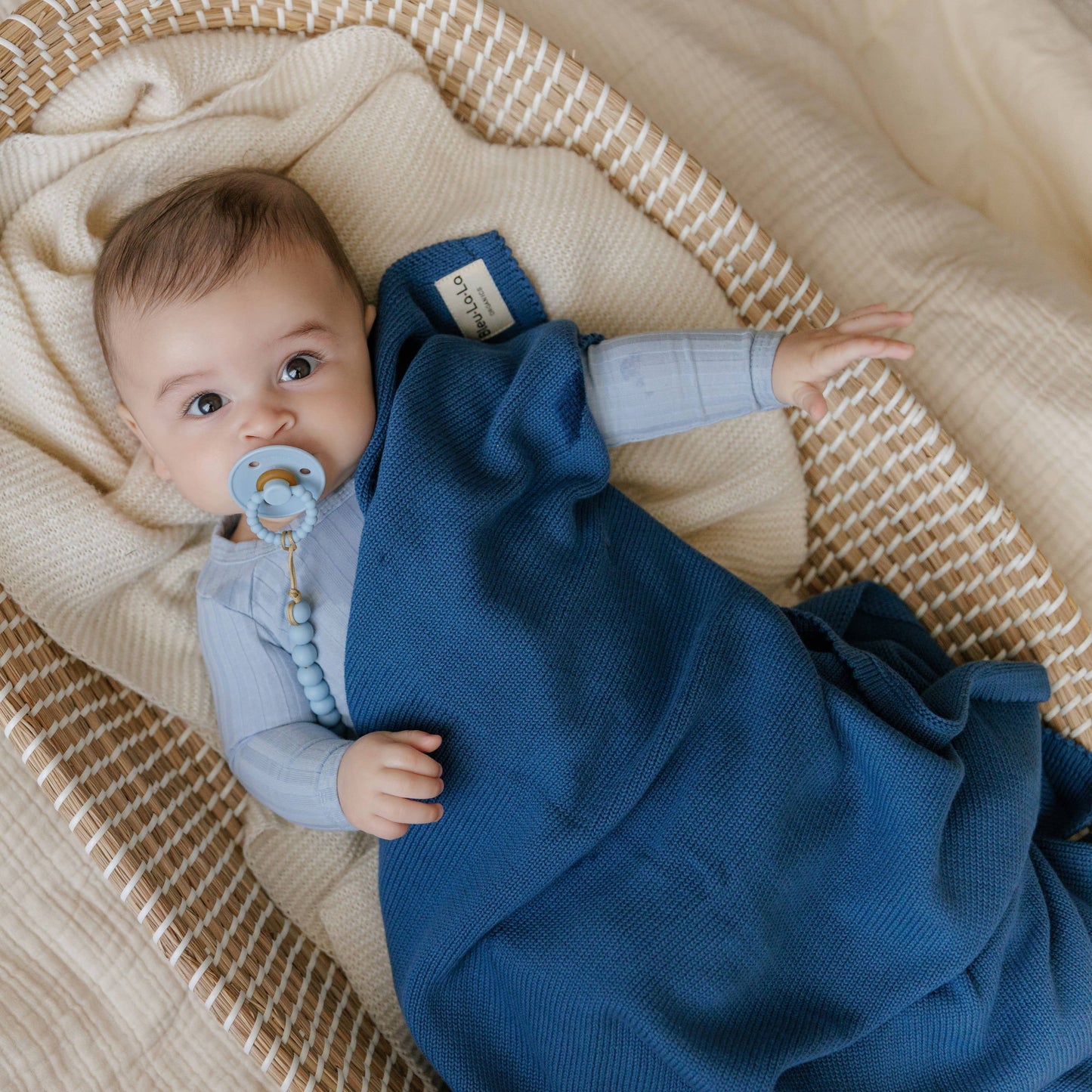 100% Organic Cotton Luxe Collection Baby Swaddle Blanket