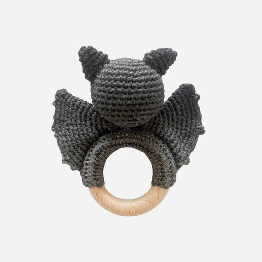 Halloween Bat | Cotton Crochet Rattle Teether
