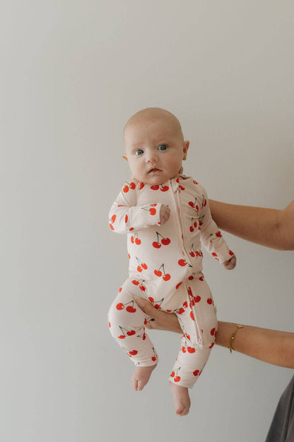Bamboo Zip Pajamas | Cherry Orchard